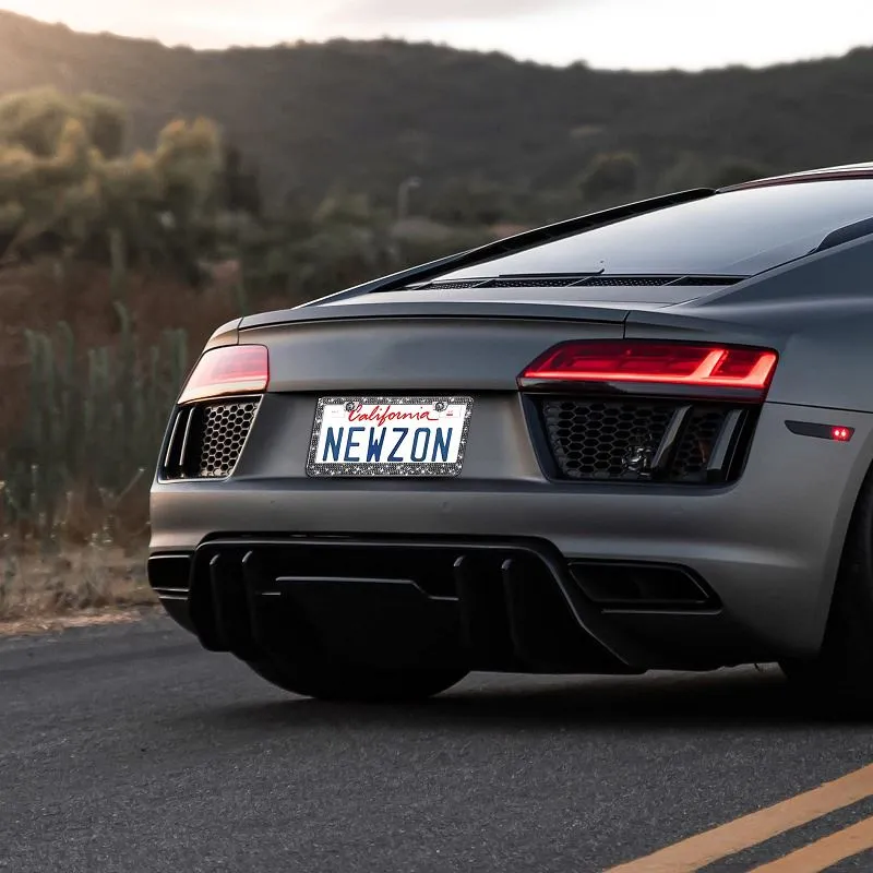 Attractive American Flag License Plate Frame