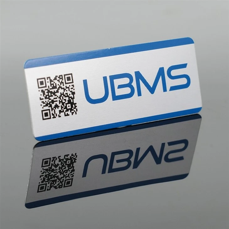 Anodized Aluminum QR Code Tags high quality