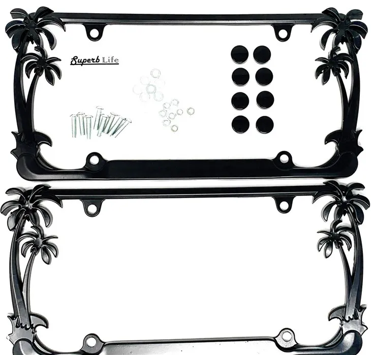 Chrome Polished License Plate Frame