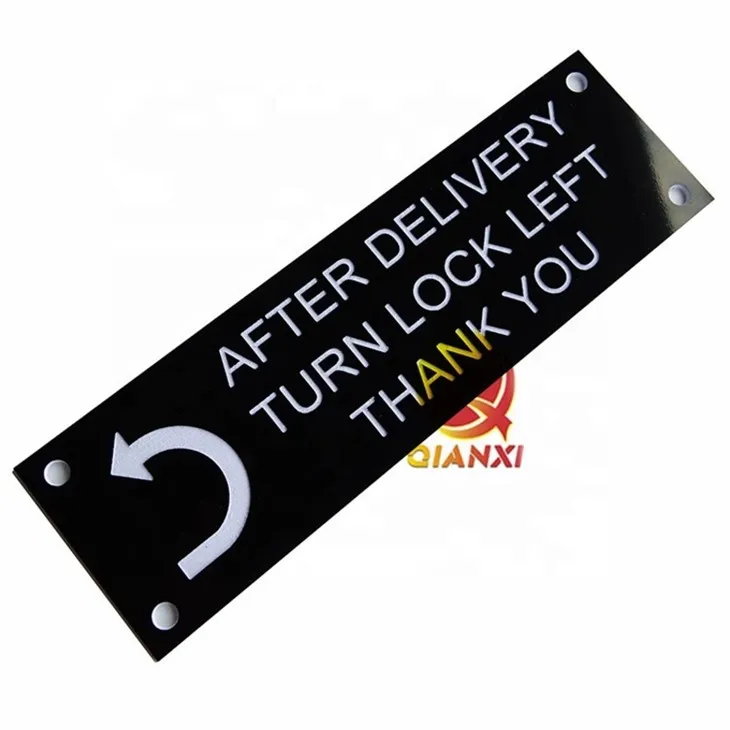 Durable Metal Industrial Safety Signs
