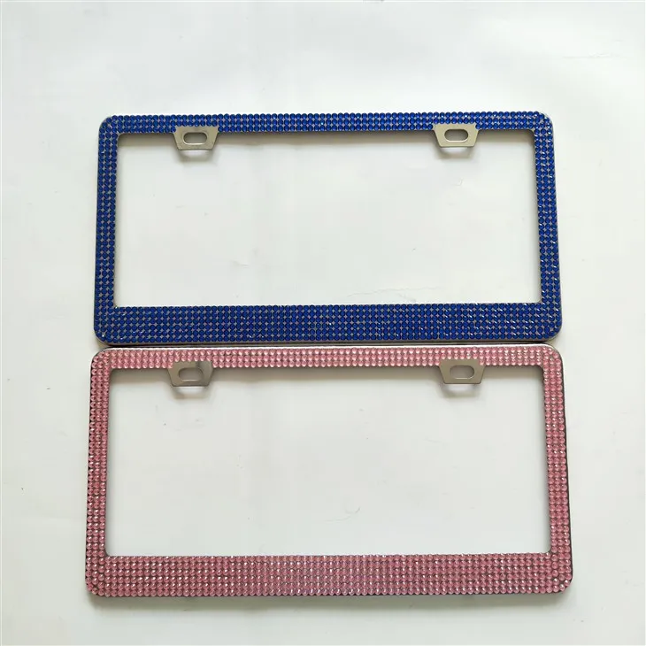Custom Standard License Plate Frame Cartoon Stainless Steel Decorative Custom Design License Plate Frame