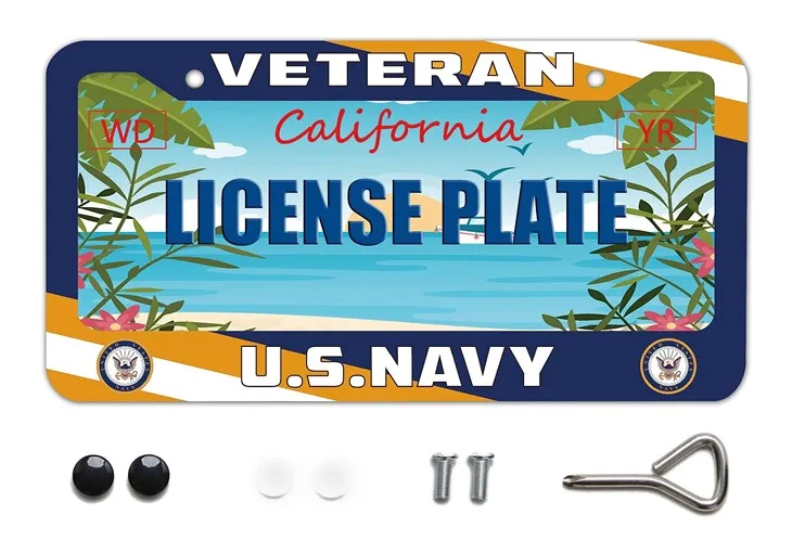Durable Decorative Stainless Steel License Plate Cover