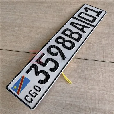 Stamped Aluminum Vehicle Customization Plaque