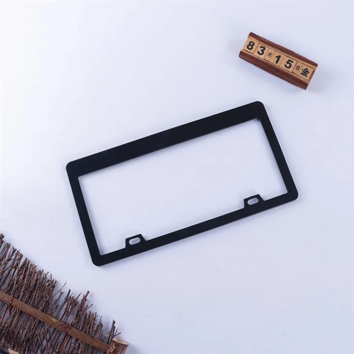 Wide-edge Four-hole Car Protection Frame License Plate